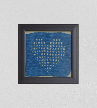 Crochet Wall Decor With Wooden Frame by SGJ