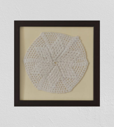 Crochet Wall Decor With Wooden Frame by SGJ