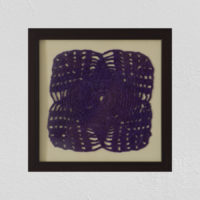 Crochet Wall Decor With Wooden Frame by SGJ